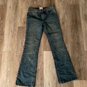 Old Navy "The Girlfriend" classic rose bootcut jeans